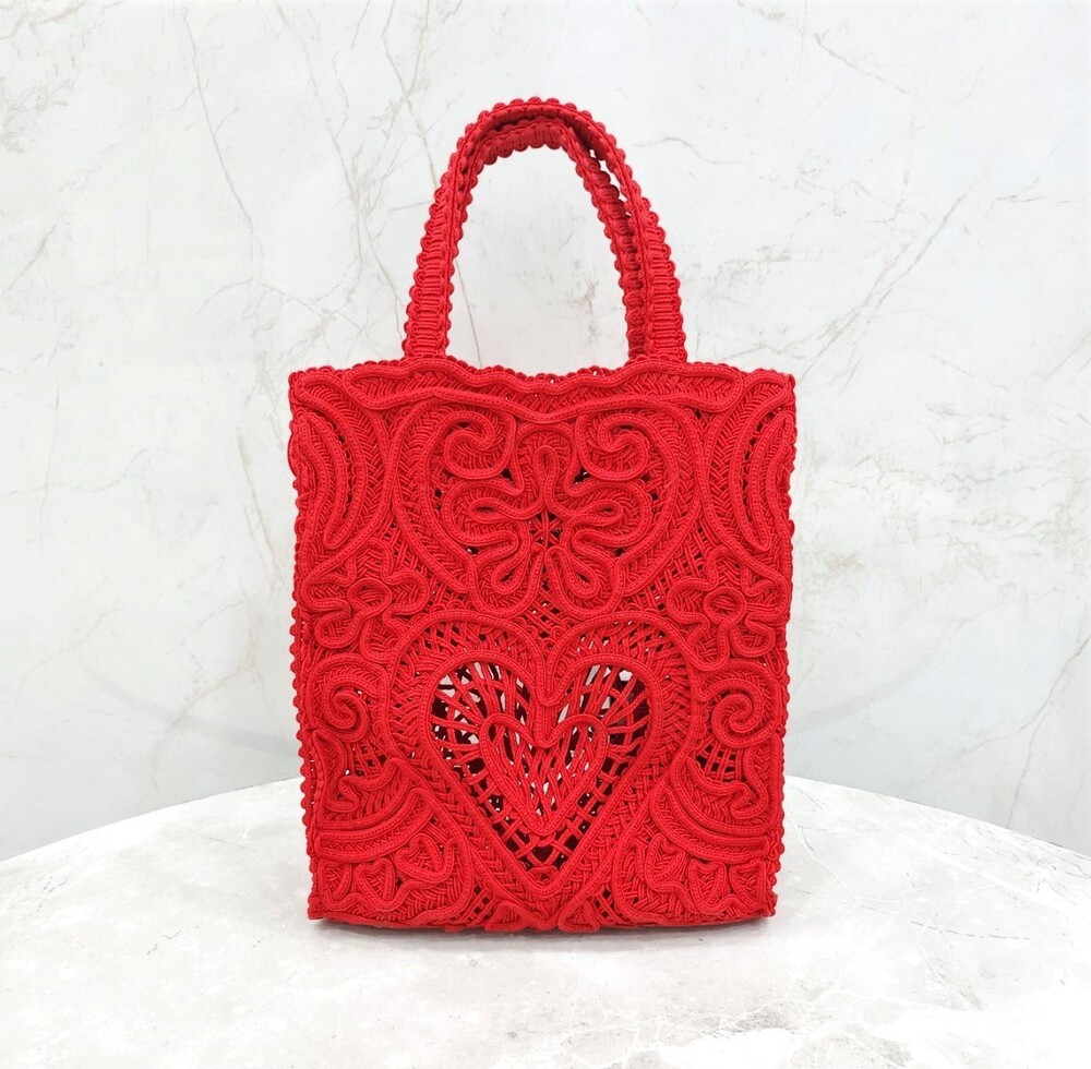 [럭스유] (새상품) 돌체앤가바나 코르도네토 스몰 레이스 쇼퍼