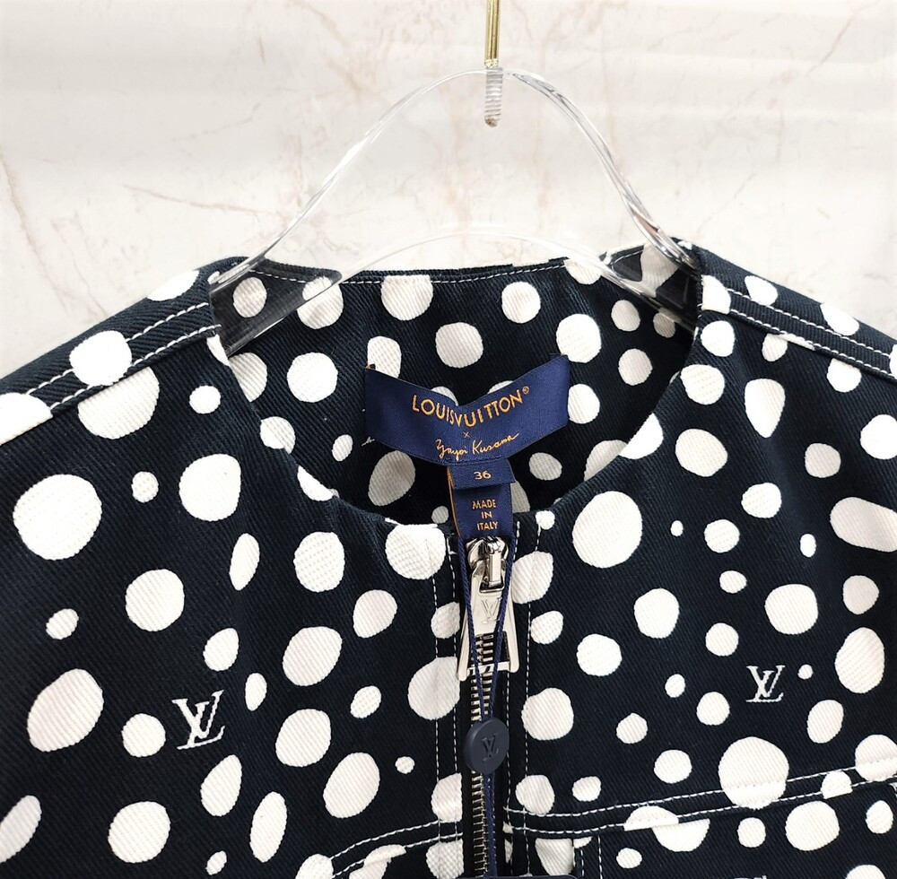 [럭스유] (새상품) 36 / 루이비통 X 쿠사마 야요이 언피니티 도트 자켓 1AB7PQ