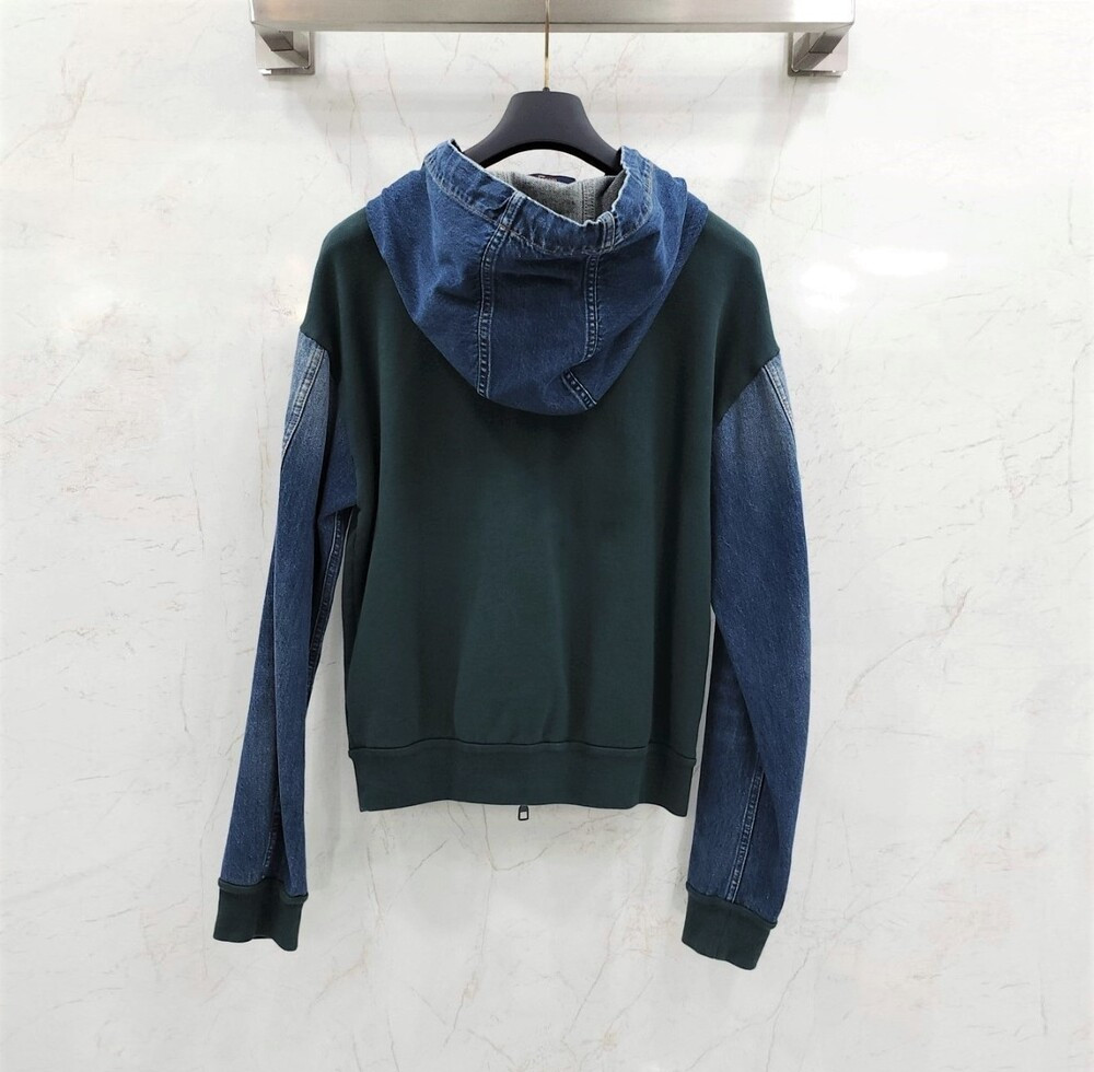 [럭스유] L / 루이비통 하이브리드 후디 데님자켓