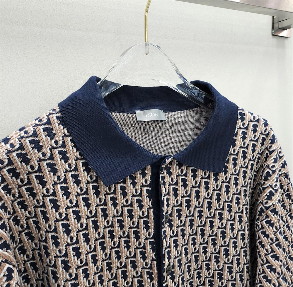 [럭스유] L / 디올 오블리크 폴로 셔츠