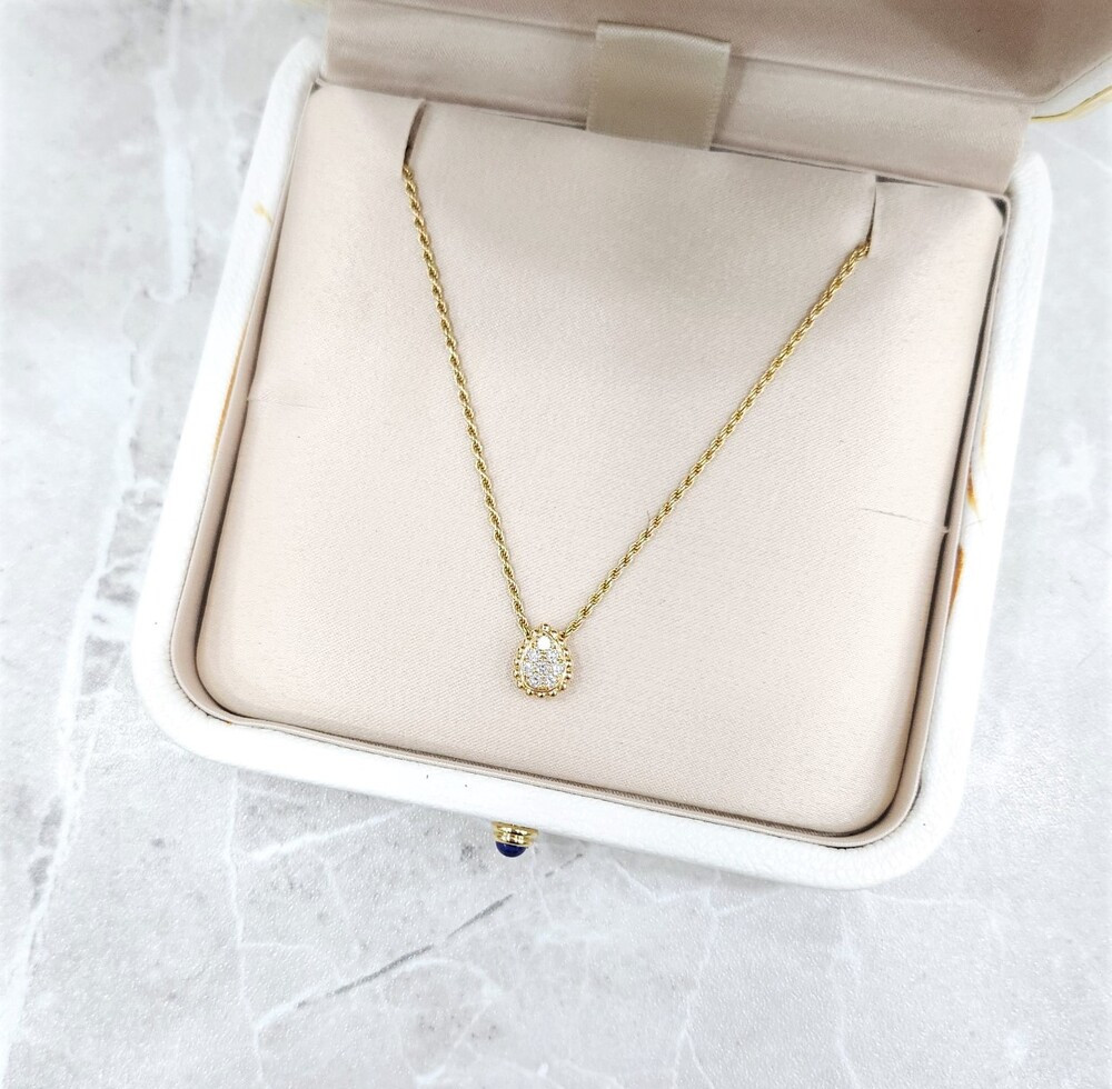 [럭스유] 부쉐론 다이아 쎄뻥 보헴 펜던트 목걸이 XS JPN00611