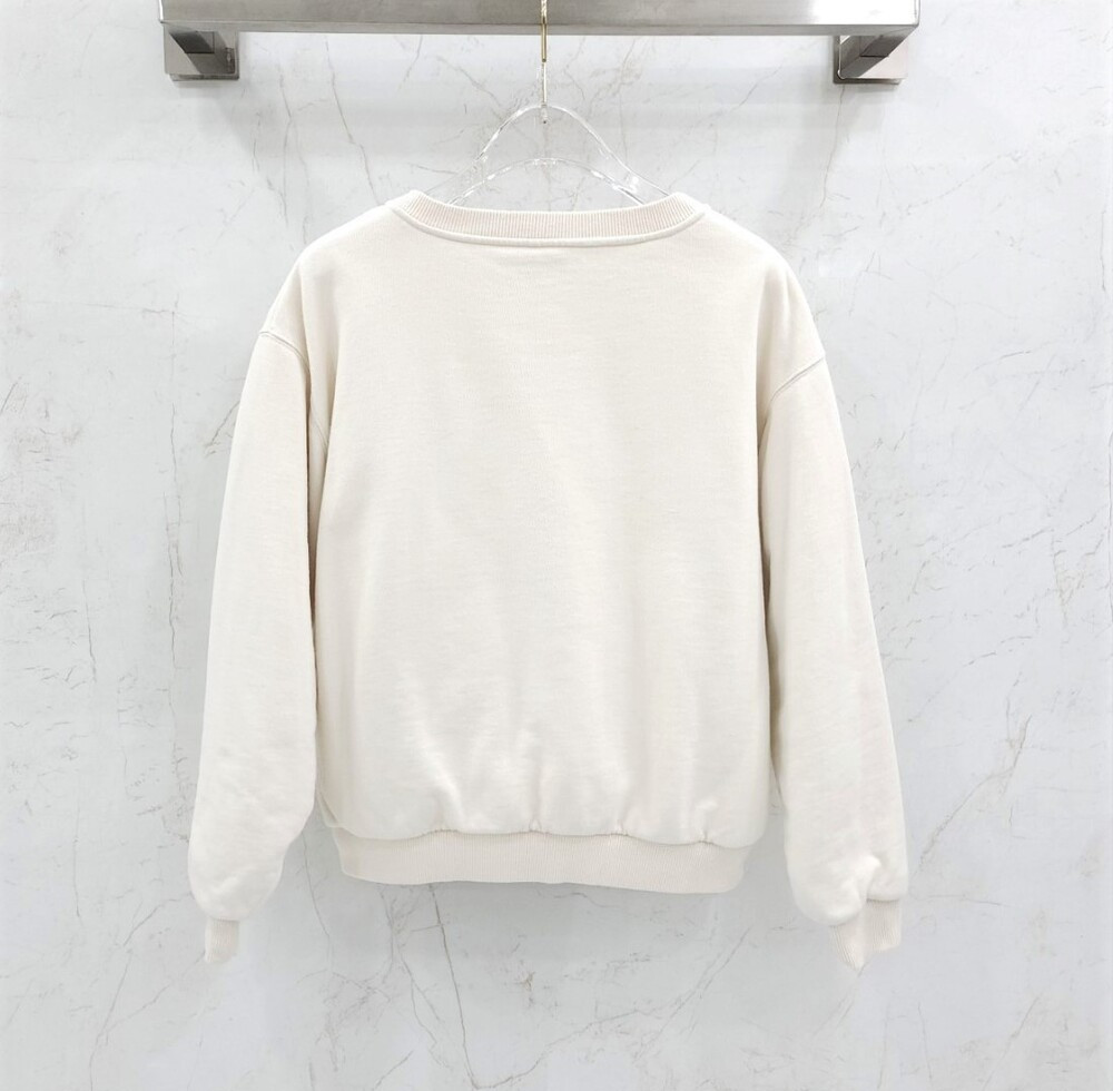 [럭스유] S / 셀린느 아이보리 로고 맨투맨 2Y01A670Q