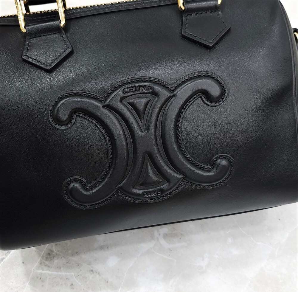 [럭스유] 셀린느 퀴르 트리옹프 스몰 보스턴 113773DU3