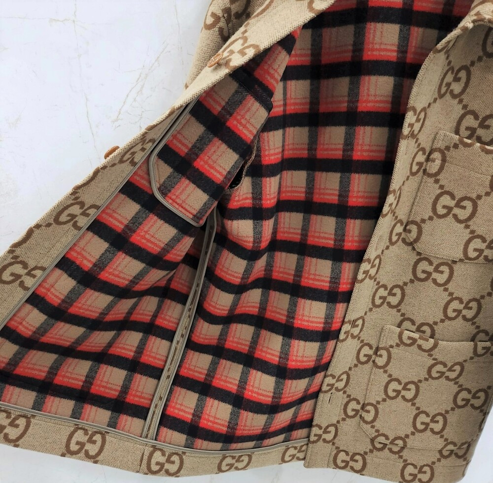 [럭스유] (새상품) 48 / 구찌 점보 GG 패턴 자켓 694154