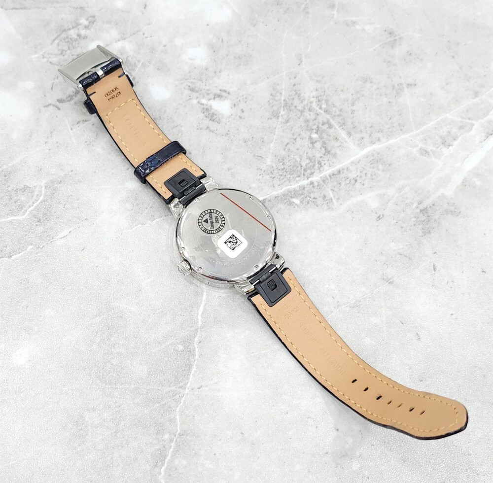 [럭스유] 루이비통 땅부르 문 듀얼 타임 시계 35MM