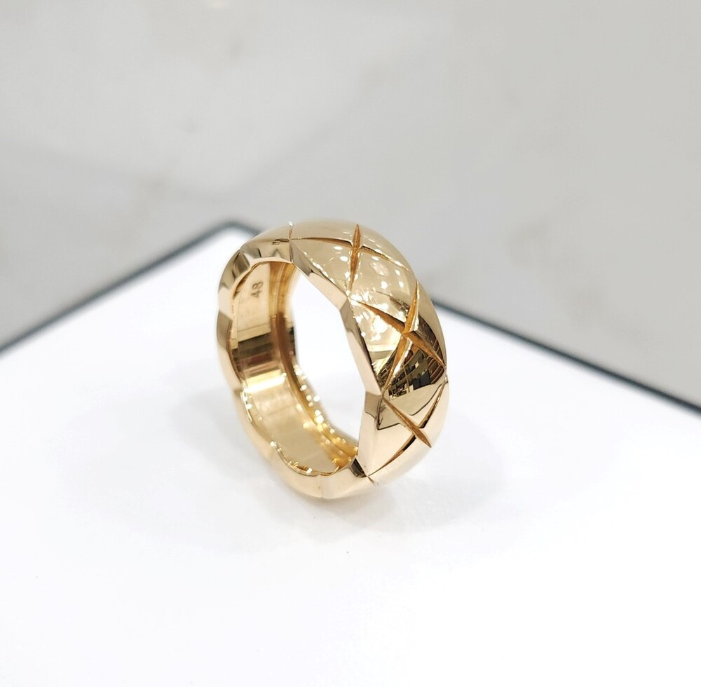 [럭스유] 샤넬 코코크러쉬 링 18K 베이지골드 48호 J10817