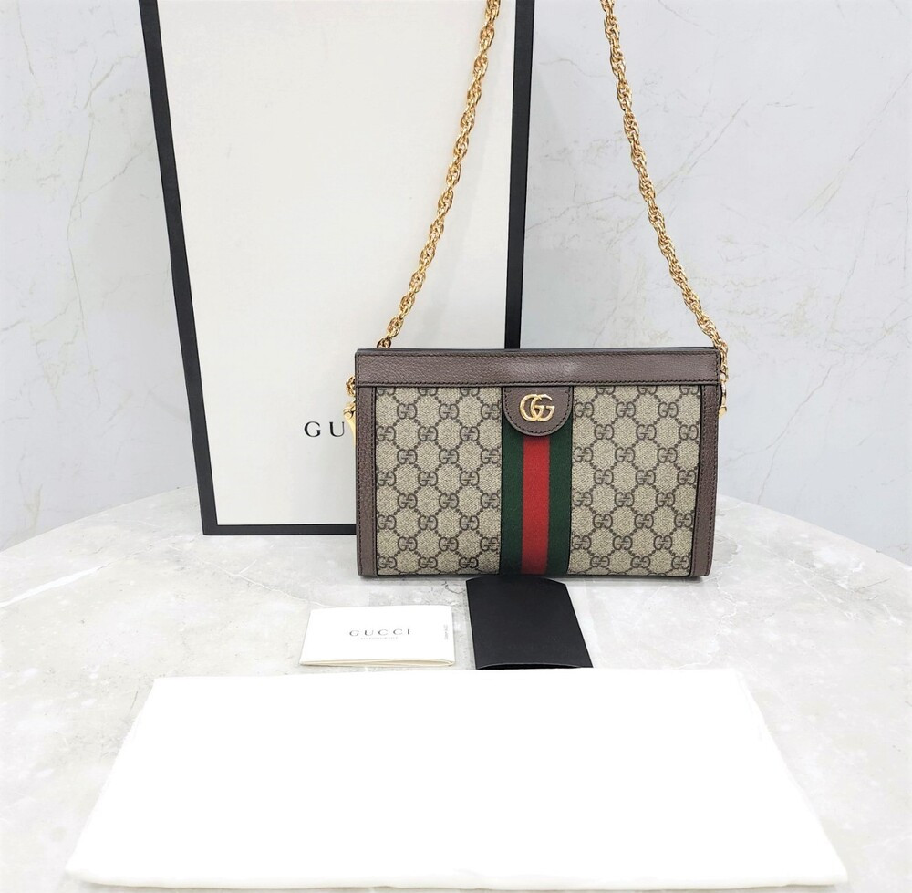 [럭스유] 구찌 GG 삼선 오피디아 체인 스몰 숄더백