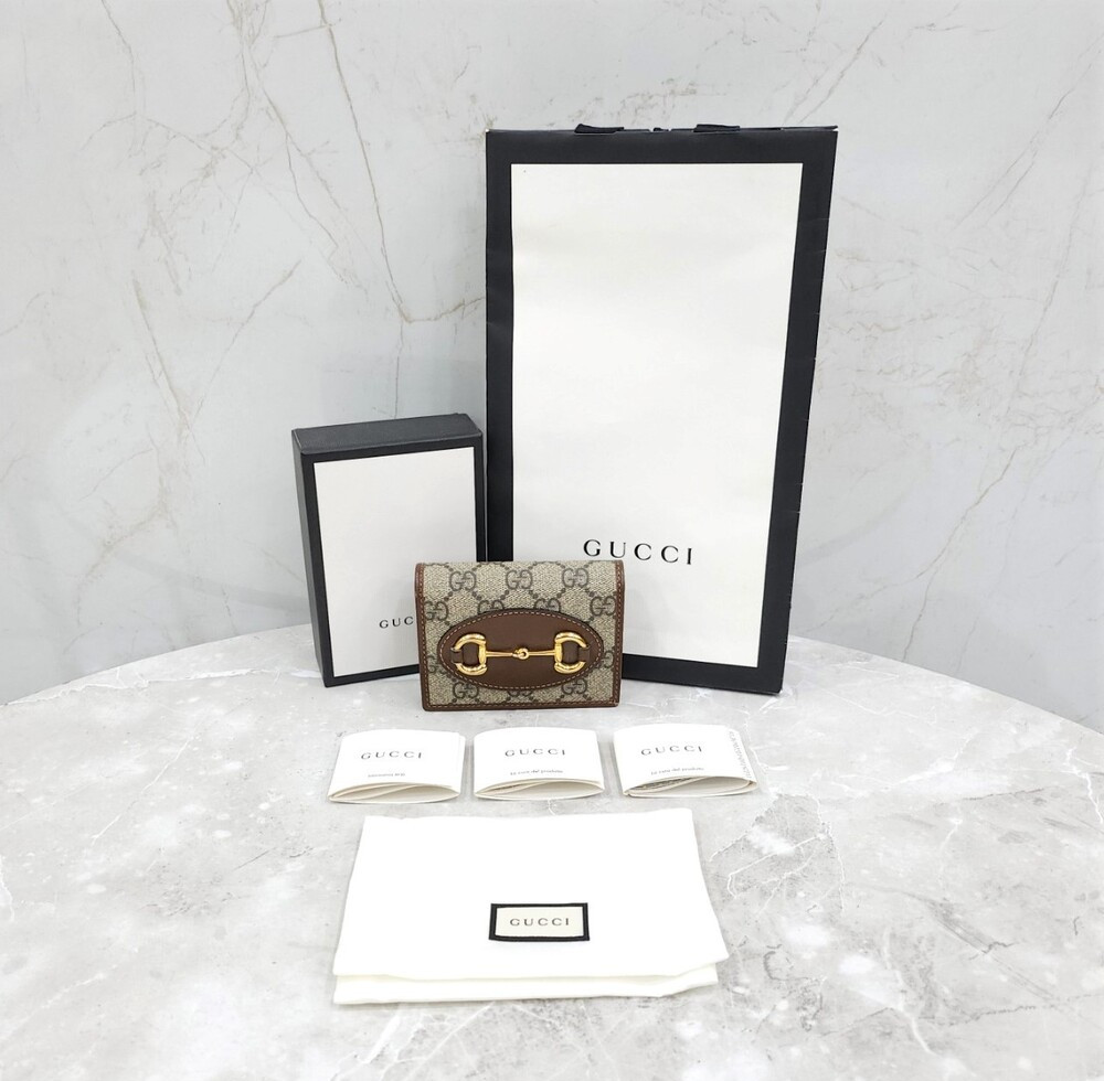 [럭스유] 구찌 홀스빗 1955 스몰 지갑 621887