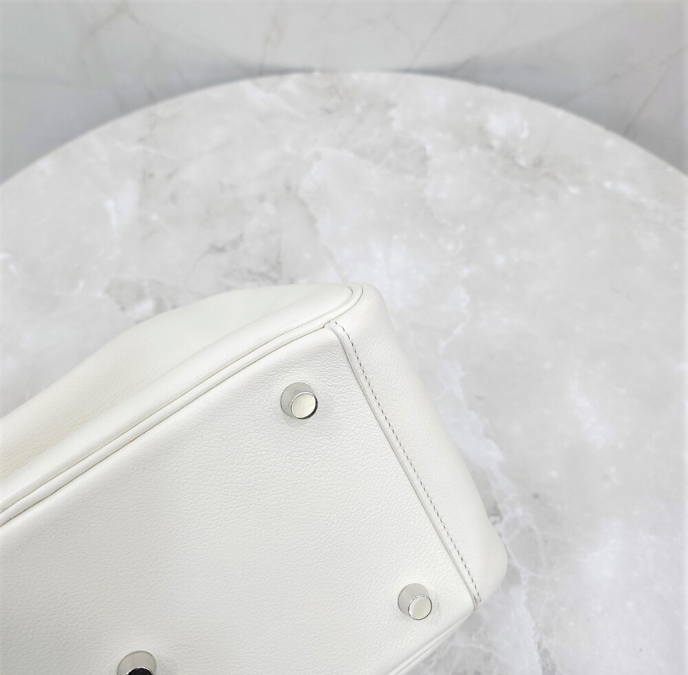 [럭스유] 에르메스 린디 26 화이트 은장 C각인