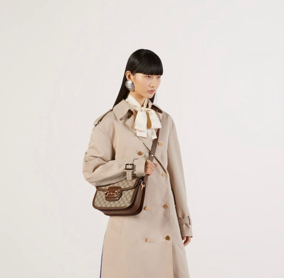 [럭스유] (새상품) 구찌 홀스빗 1955 미디엄 숄더백 602204