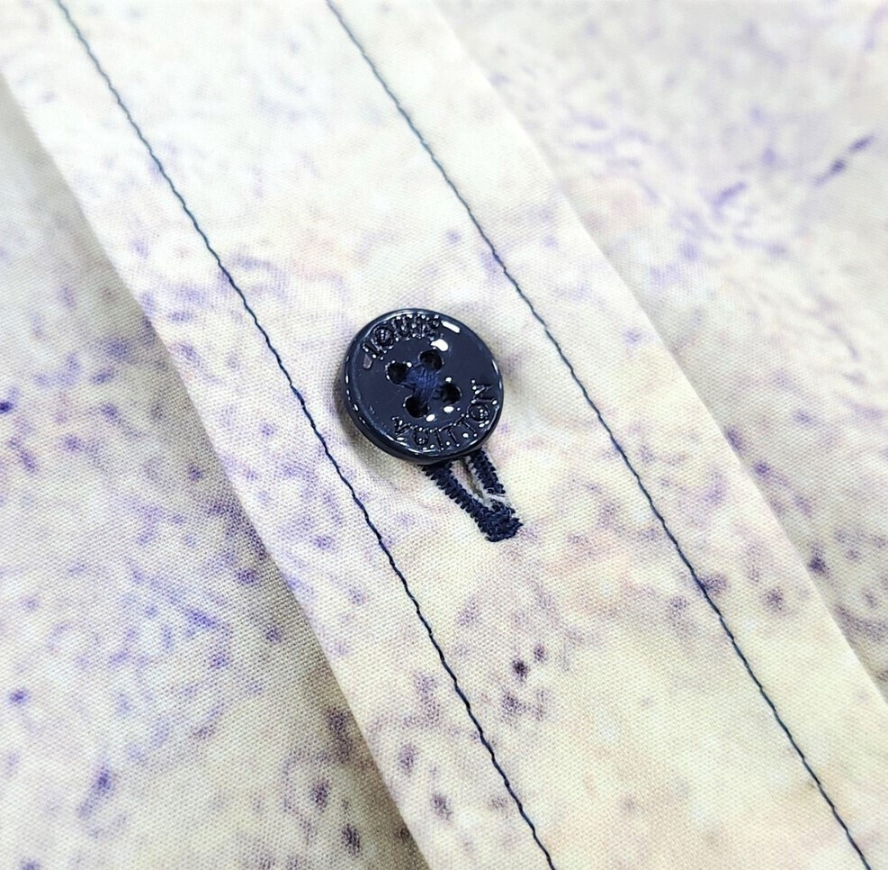 [럭스유] M / 루이비통 한정판 태피스트리 DNA 프린팅 셔츠