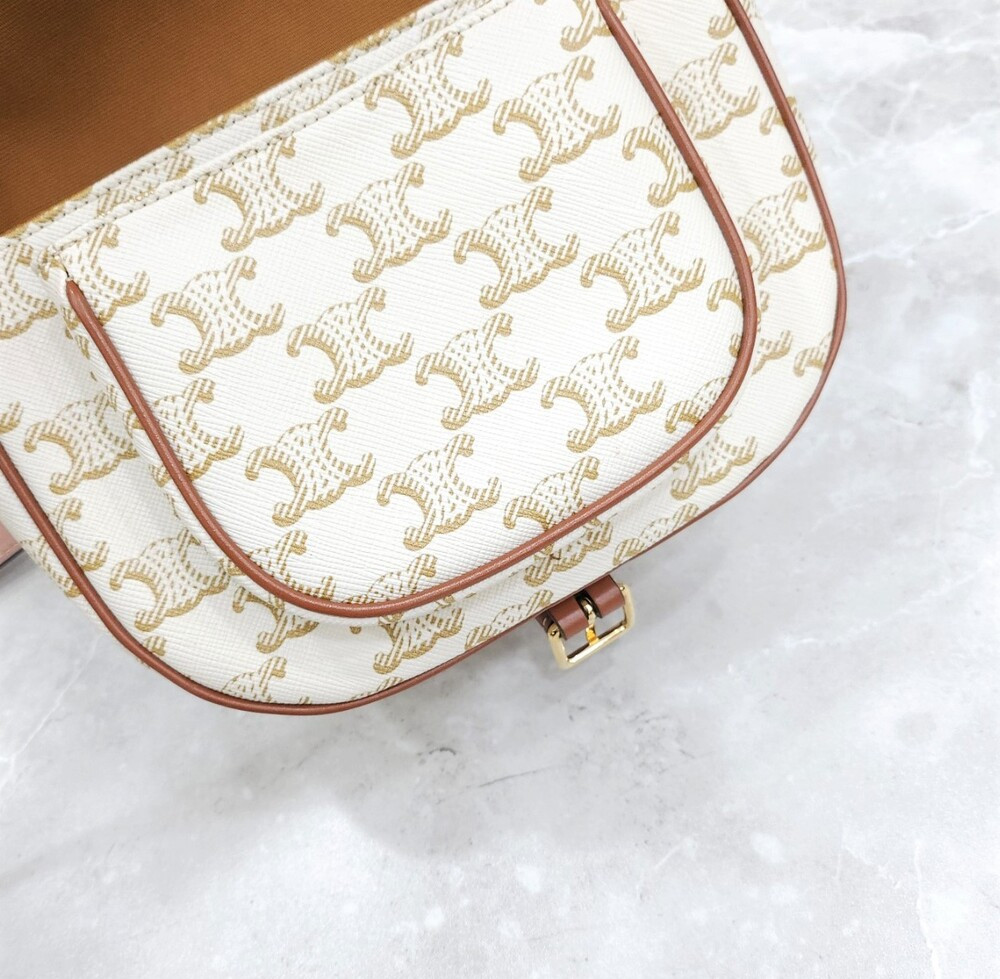 [럭스유] 셀린느 트리옹프 캔버스 미디엄 폴코백 191502BZJ.01BC