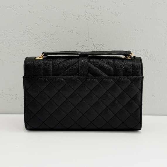 생로랑 퀼팅 스몰 엔벨로프 금장 체인숄더백