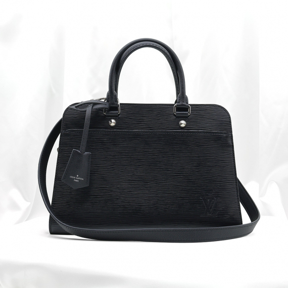 Louis Vuitton(루이비통) M51238 블랙 에삐 레더 바누 MM 탑핸들 2WAY