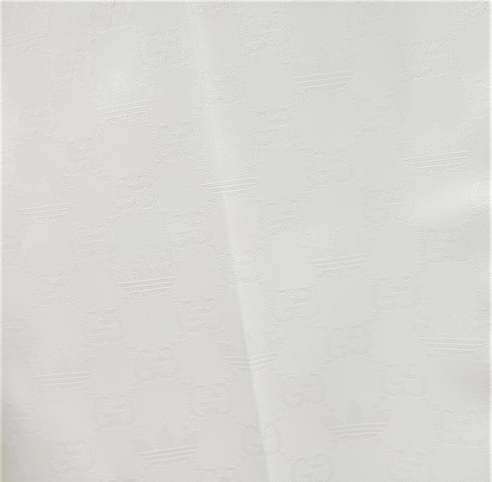 [럭스유] (새상품) 46 / 구찌 X 아디다스 GG 홀스빗 화이트 팬츠 696656