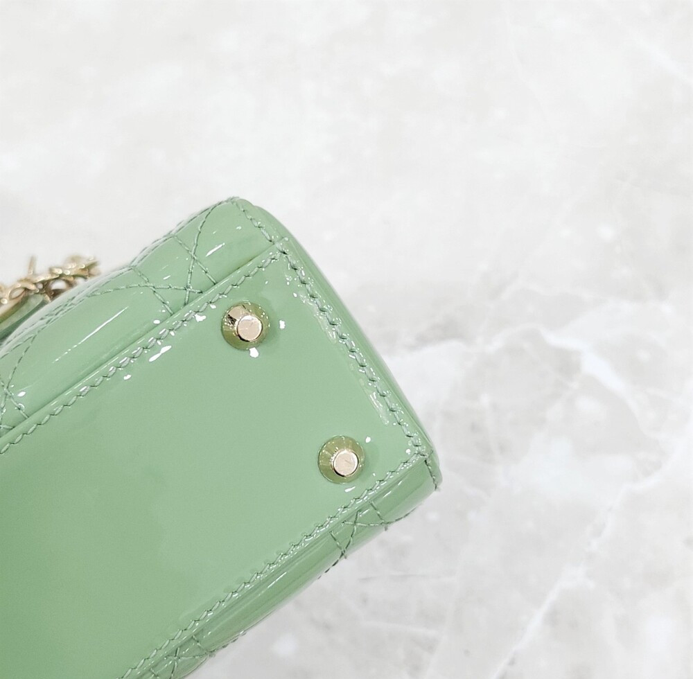 [럭스유] 디올 레이디 디올 페이던트 까나쥬 미니백