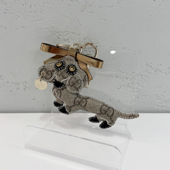 구찌 강아지 장식 백참 키홀더 미사용제품 206082 