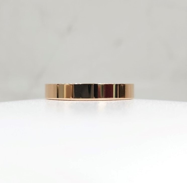 [럭스유] 까르띠에 다이아 1P C드 까르띠에 웨딩링 18K 핑크골드 48호