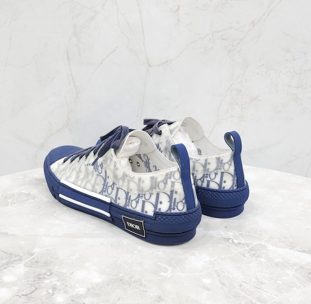 [럭스유] 45 / 디올 네이비 오블리크 B23 스니커즈