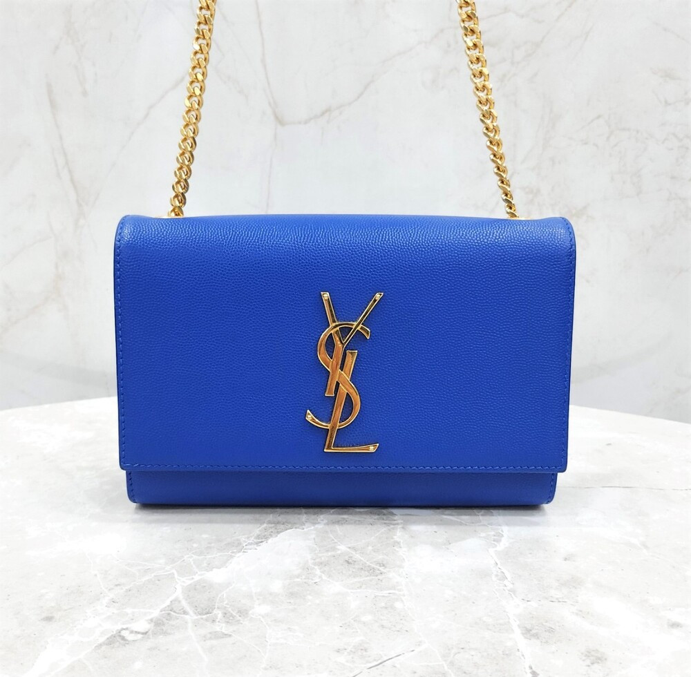 [럭스유] 생로랑 그랑 드 뿌드르 가죽 케이스 스몰 체인백 469390