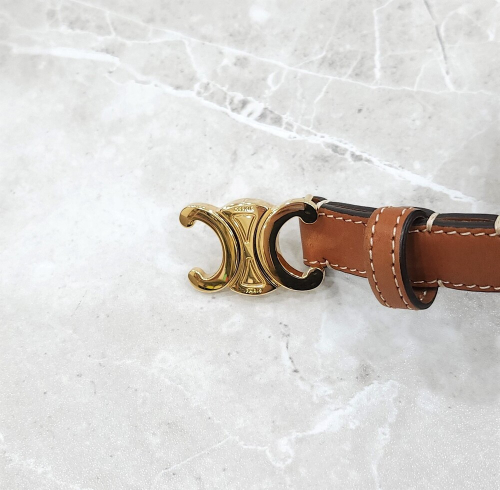 [럭스유] 셀린느 트리옹프 벨트 스몰 18mm 70 45AX63A78