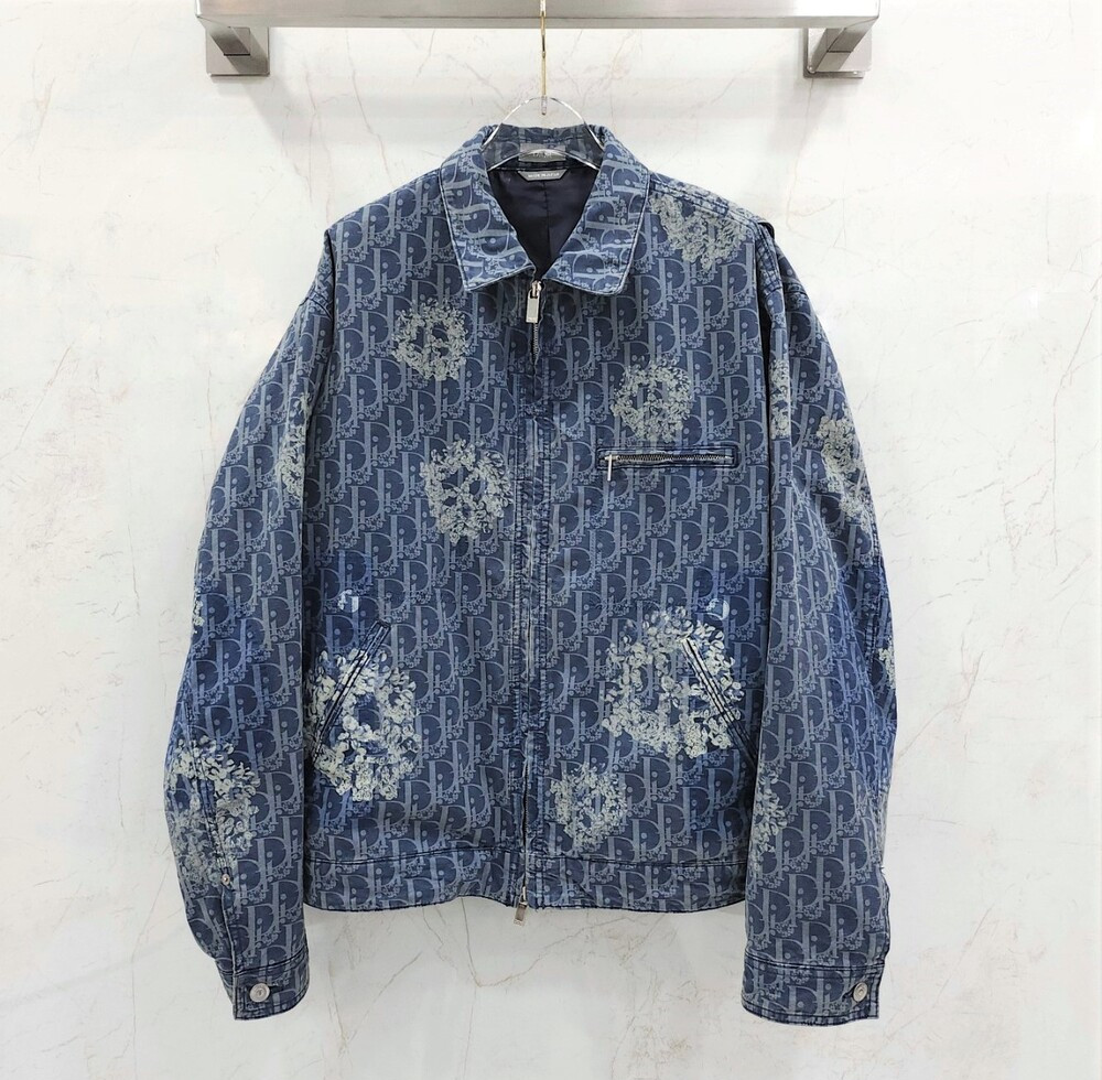 [럭스유] 48 / 디올 X 데님 티어스 오블리크 데님 블루종 D483BY528