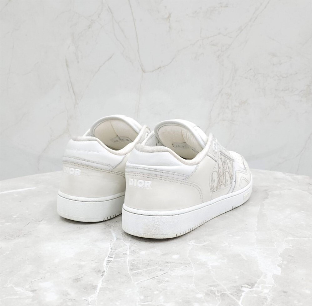 [럭스유] 44 / 디올 화이트 업타운 B27 로우탑 스니커즈 3SN272ZSB