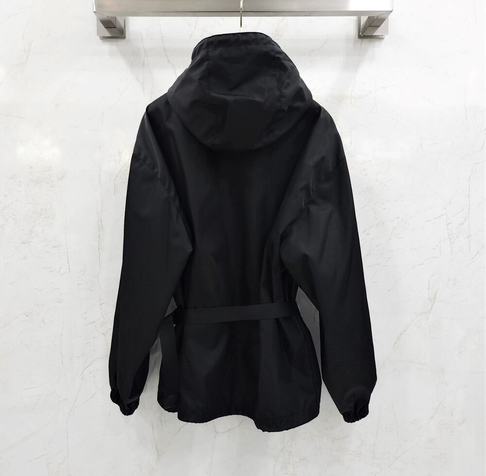 [럭스유] 40 / 프라다 파우치 리나일론 후드 블루종 자켓 291964