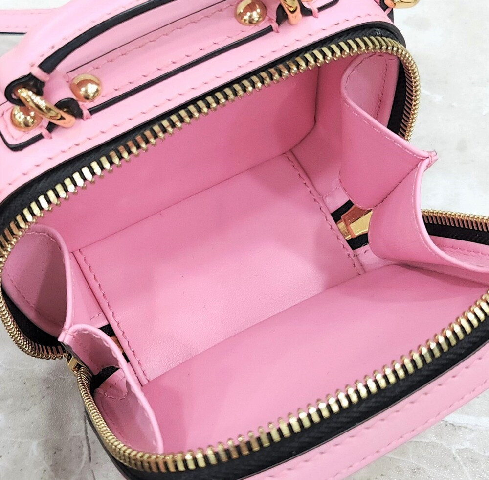 [럭스유] 돌체앤가바나 DG 로고 카프스킨 마이크로백 핑크