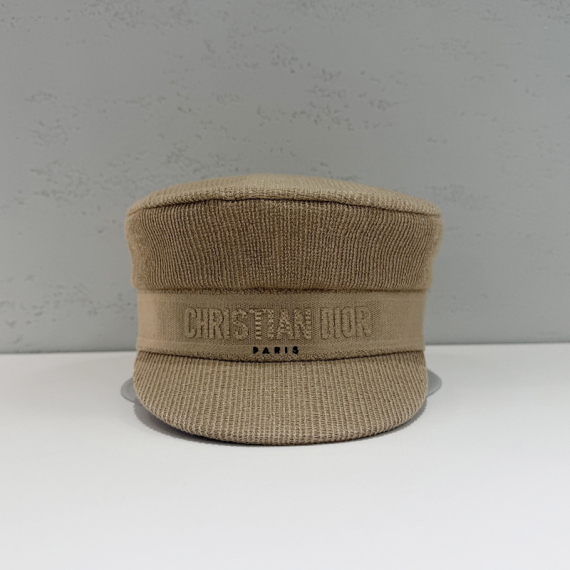 디올 코튼 자수 베이스볼 캡 모자 베이지 새상품 02DCP920A140