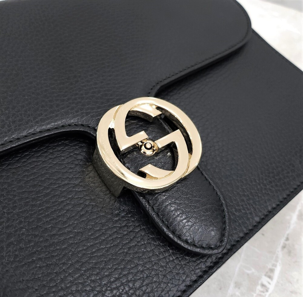 [럭스유] 구찌 인터로킹 G 미디움 체인 숄더백 510303