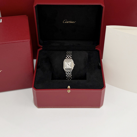 까르띠에 펜더 스몰 스틸 여성용 시계 24년 전시상품급 WSPN0006