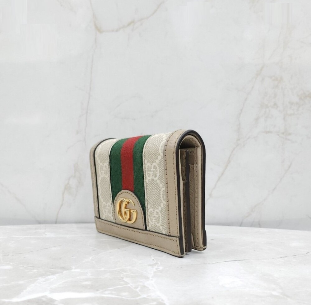 [럭스유] 구찌 오피디아 GG 삼선 카드지갑 523155