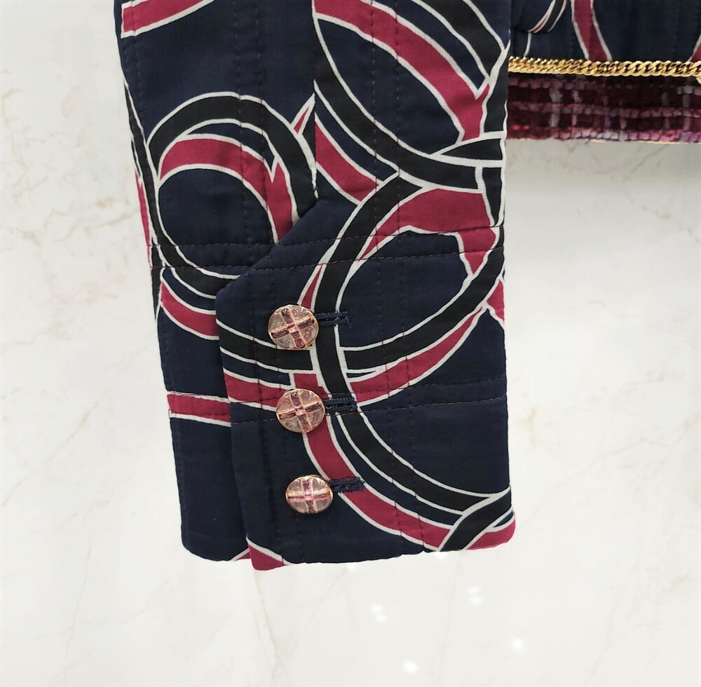 [럭스유] 40 / 샤넬 CC로고 쇼라인 실크 자켓 P74766