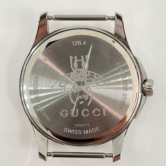 구찌 타이거 나토 밴드 38MM 시계 YA126495