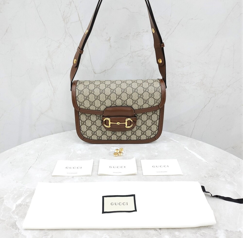 [럭스유] (새상품) 구찌 홀스빗 1955 미디엄 숄더백 602204