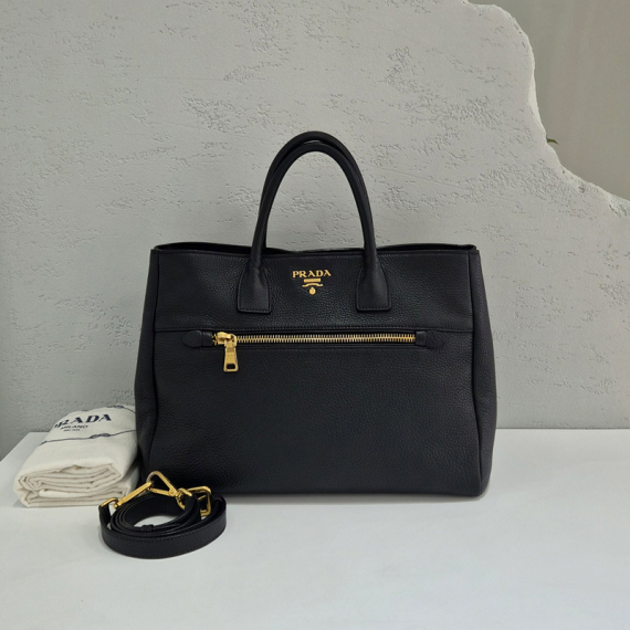 프라다 비텔로 다이노 금장 숄더백 BN2545