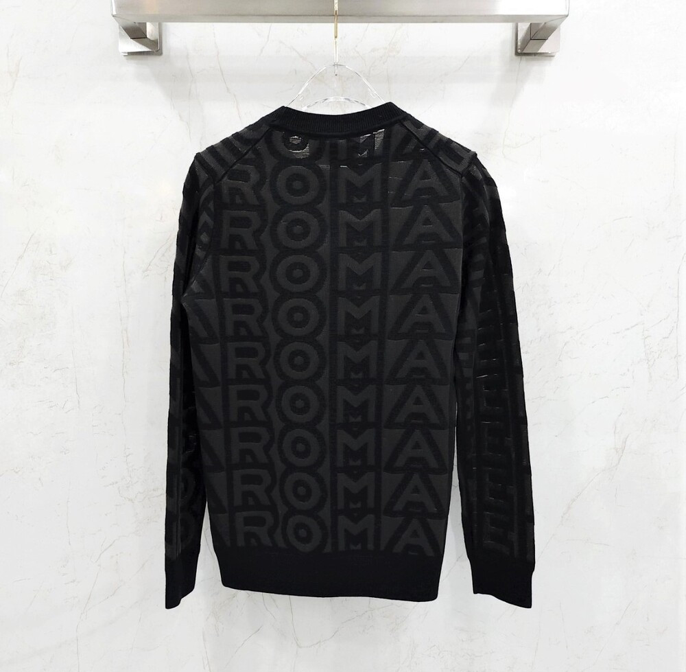[럭스유] (새상품) 44 / 펜디 로고 로마 풀오버 니트 FZX131