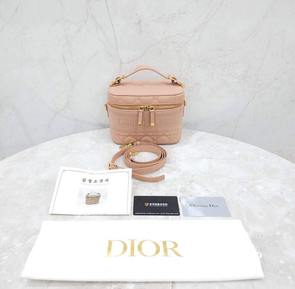 [럭스유] 디올 트리블 베니티 토트 숄더백 핑크 S5480VREY