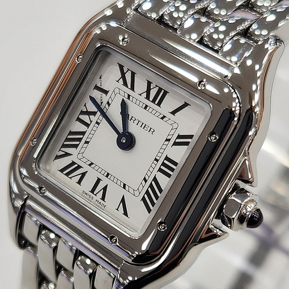 까르띠에 펜더 스몰 스틸 여성용 시계 24년 전시상품급 WSPN0006