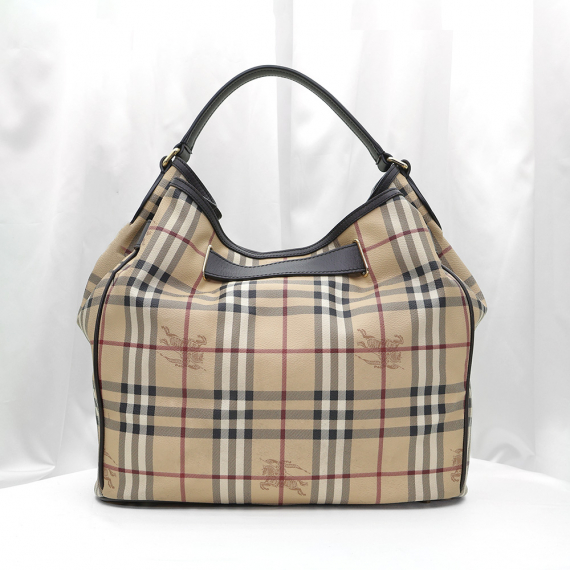 Burberry(버버리) 3805009 PVC 헤이마켓 체크 WALDEN 월든 호보 숄더백
