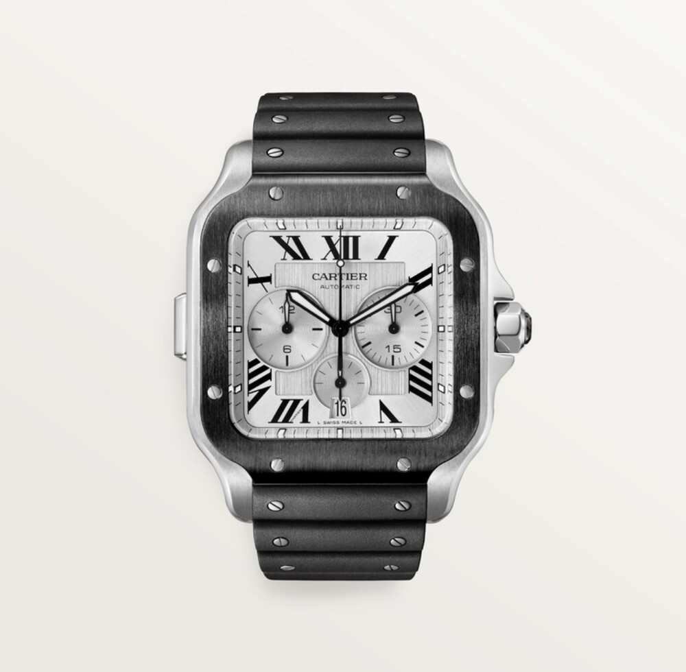 [럭스유] (새상품) 까르띠에 산토스 크로노그래프 시계 WSSA0017