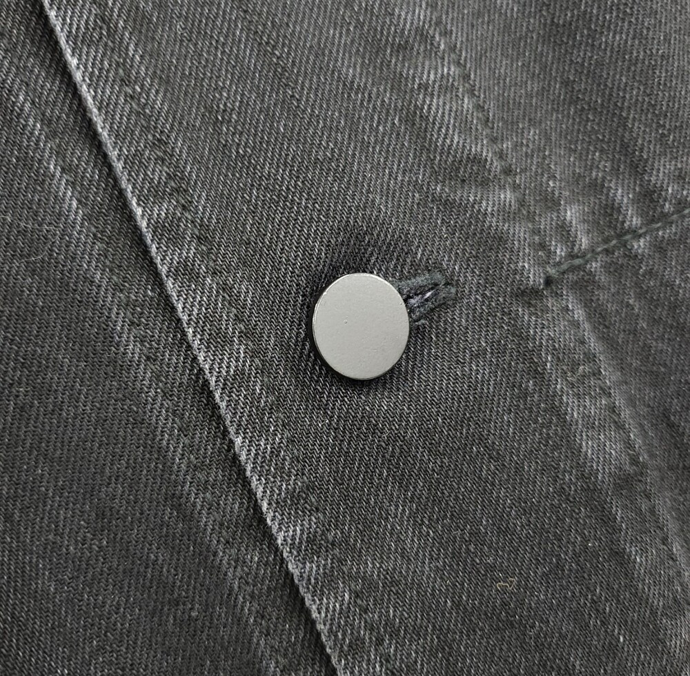 [럭스유] L / 알렉산더왕 블랙 싱글 캐주얼 데님 코트