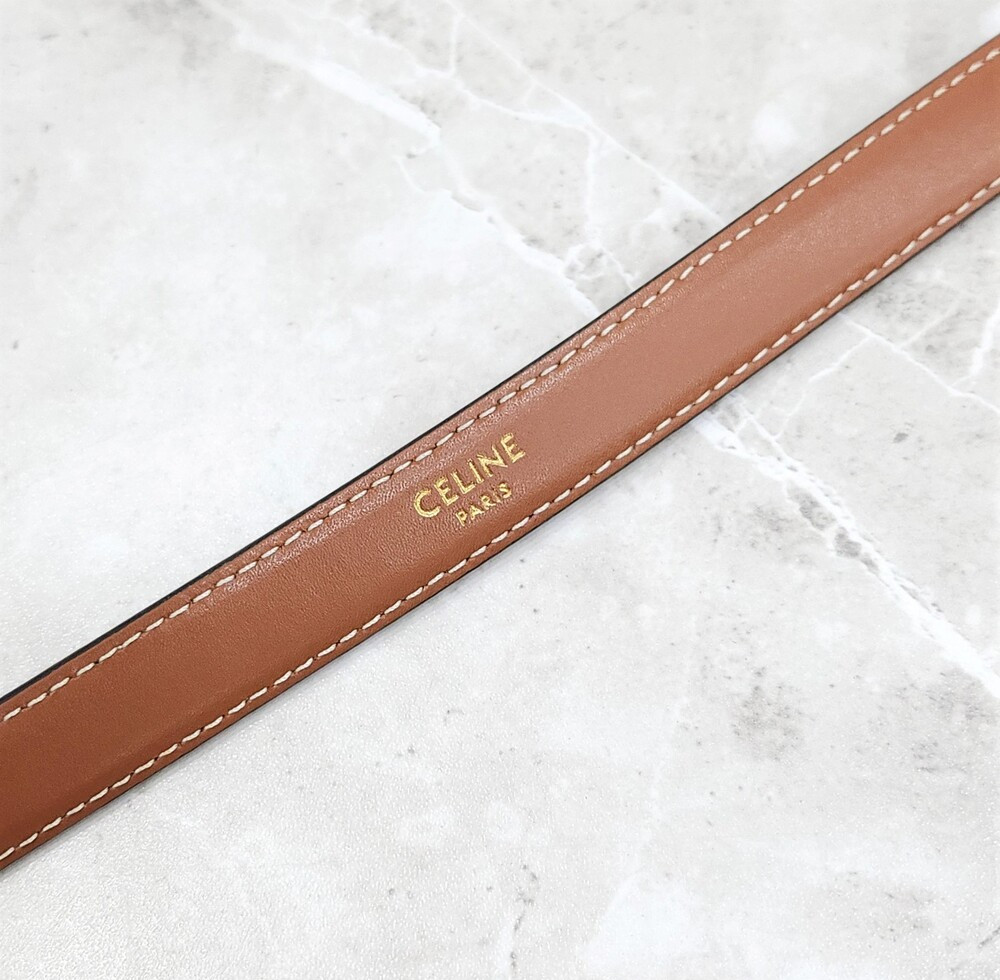 [럭스유] 셀린느 트리옹프 벨트 스몰 18mm 70 45AX63A78