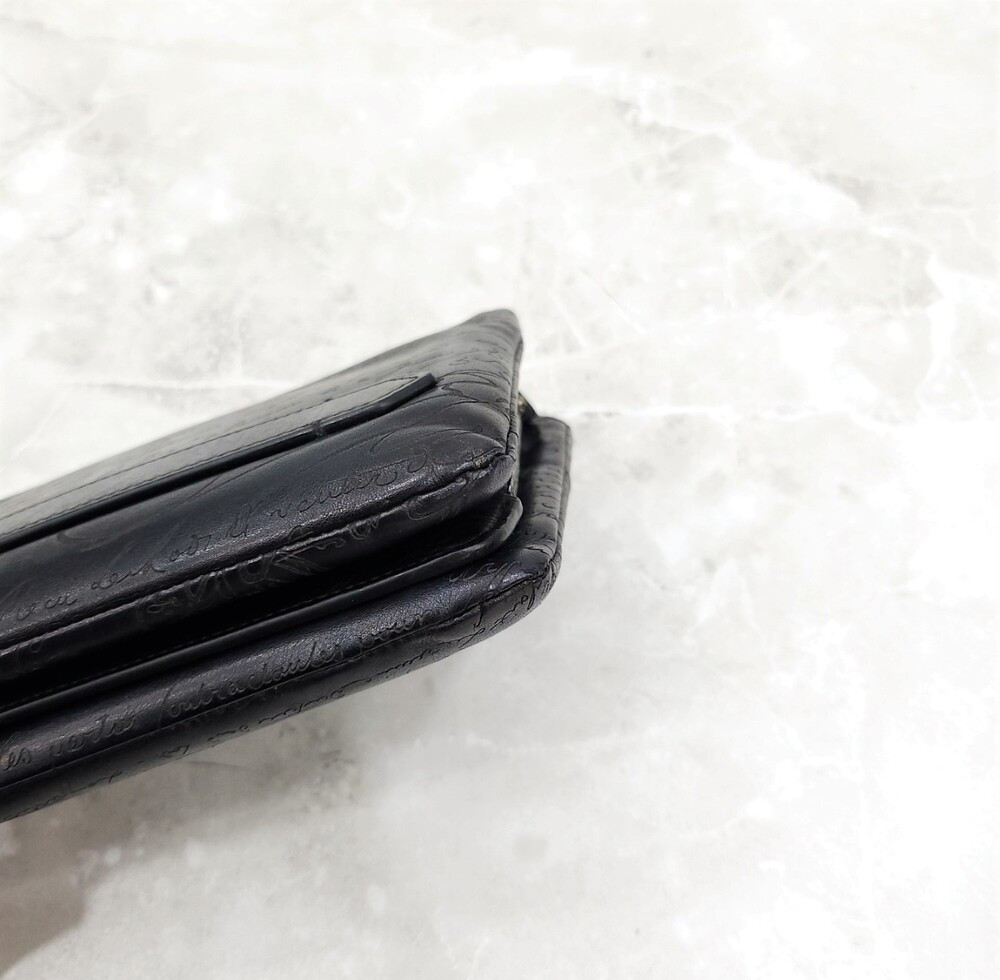 [럭스유] 벨루티 테르시오 스크리토 레더 파우치