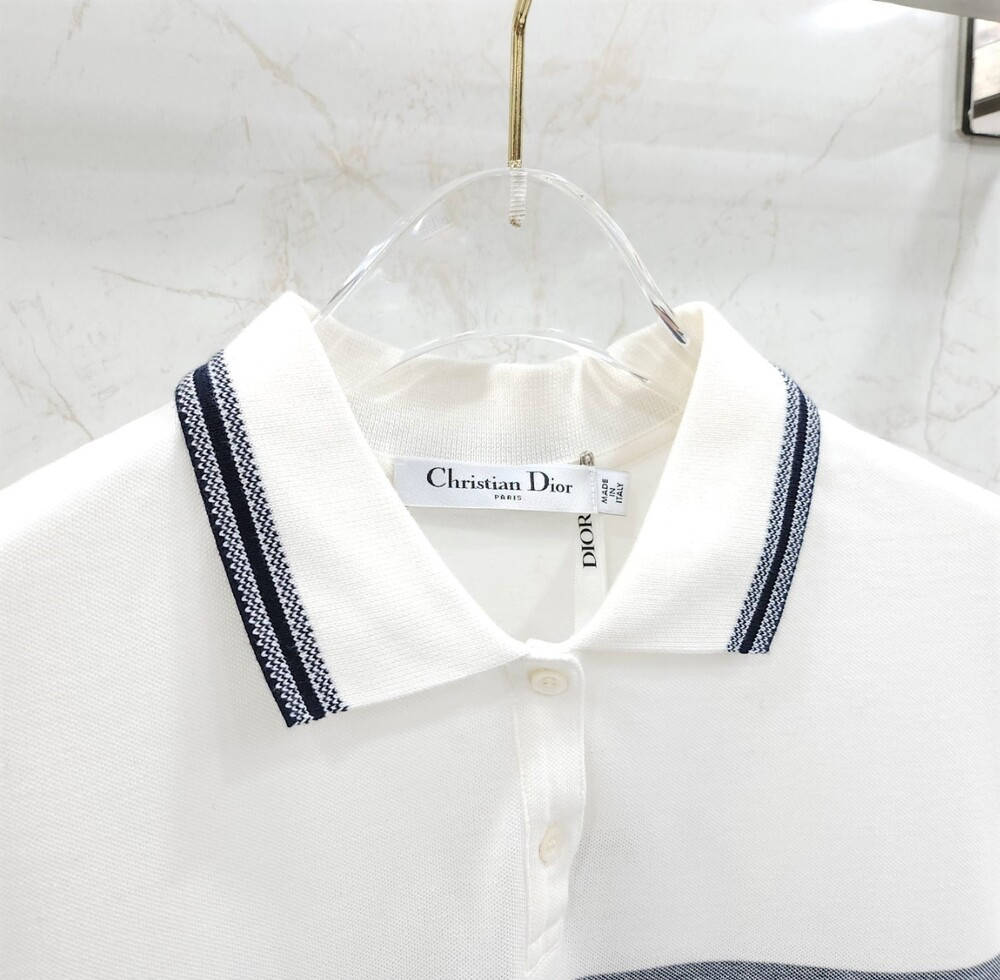 [럭스유] (새상품) L / 디올 리비에라 로고 폴로 셔츠 원피스