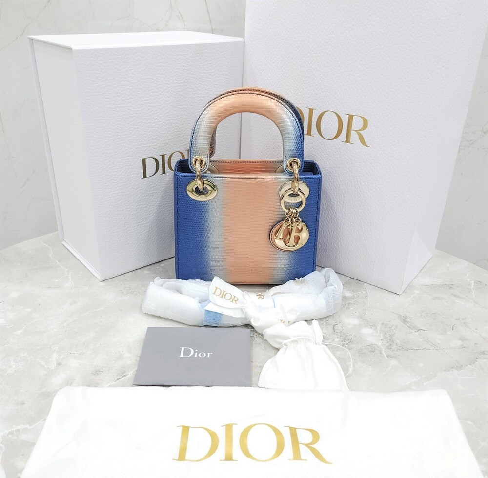 [럭스유] (새상품) 디올 리자드 레이디 디올 리미티드 미니