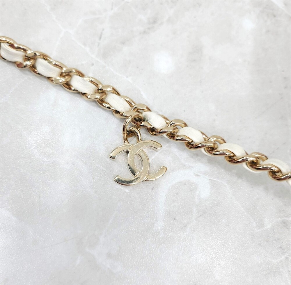 [럭스유] 샤넬 CC로고 트위드 베니티 코스메틱 백 AS0323