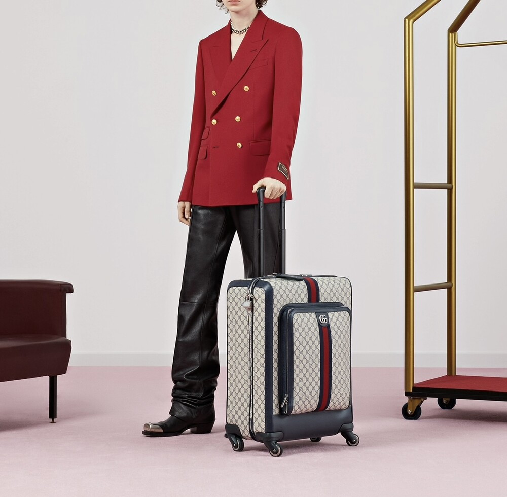 [럭스유] (새상품) 구찌 사보이 미디엄 트롤리 캐리어 693664