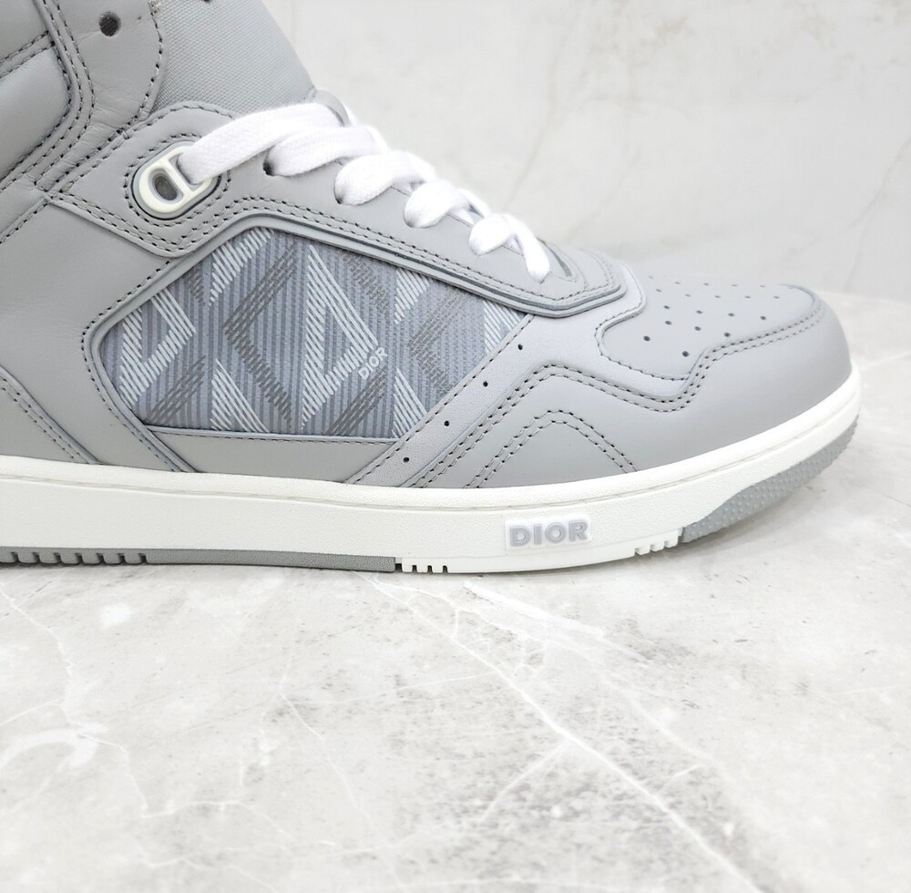 [럭스유] (새상품) 41 / 디올 B27 CD 다이아몬드 하이탑 스니커즈 3SH133ZPP